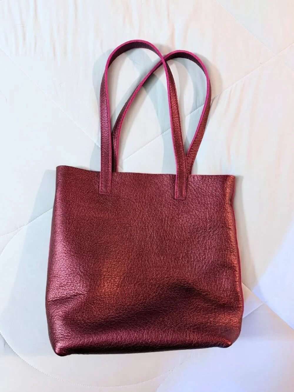 Ultra Violet Original Crossbody Tote by Portland Leather Goods